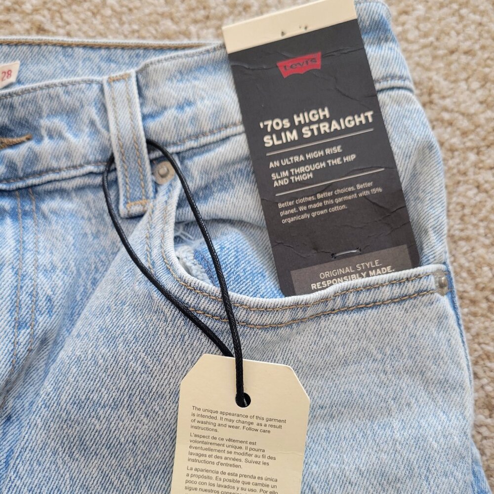Levi's Slim Straight Jeans with side slits - Picture 2 of 4